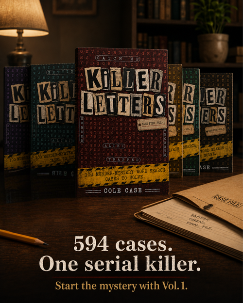 Killer Letters Complete Case Vols. 1–6 — Printable PDF Bundle