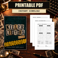 PageTurn Puzzles printable preview hero: killer-letters-vol-2-printable-pdf