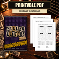 PageTurn Puzzles printable preview hero: killer-letters-vol-4-printable-pdf