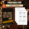 PageTurn Puzzles printable preview hero: killer-letters-vol-6-printable-pdf