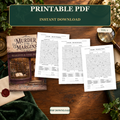 PageTurn Puzzles printable preview hero: murder-in-the-margins-vol-1-printable-pdf