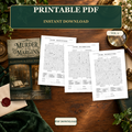PageTurn Puzzles printable preview hero: murder-in-the-margins-vol-2-printable-pdf