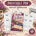 Murder, She Searched Volume 1 printable PDF with authentic puzzle previews