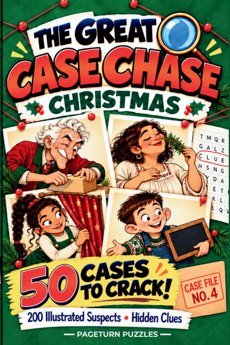 The Christmas Case Files — paperback front cover
